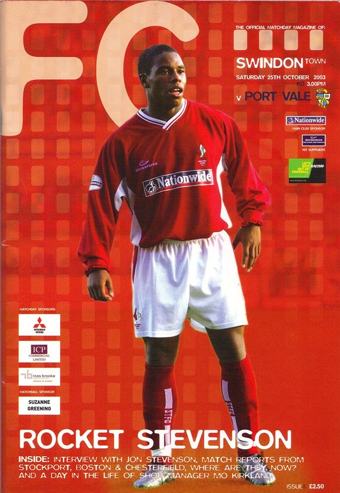 TownEnders.com - Swindon Town FC - Programmes 2003-2004